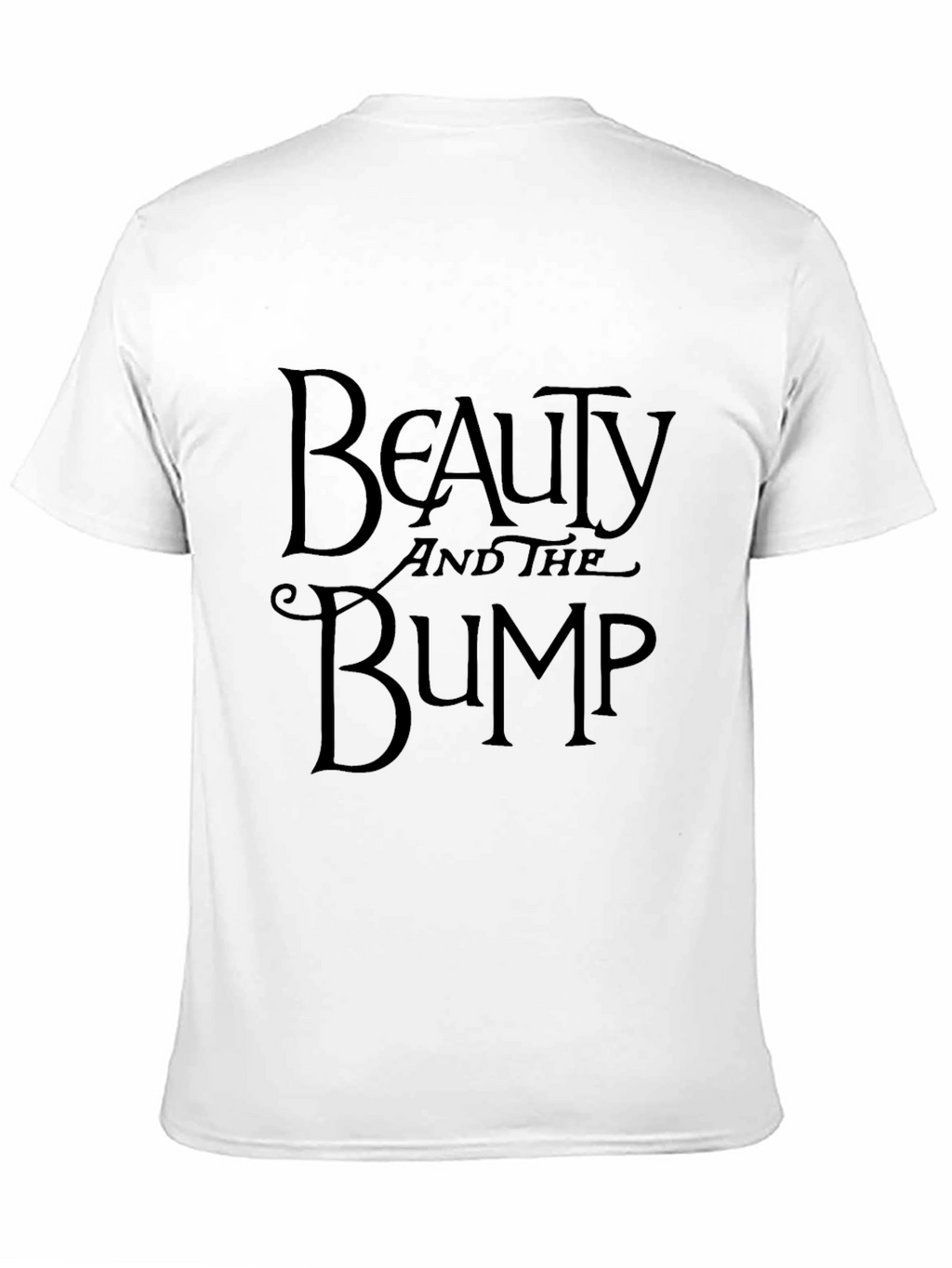 Beauty And The Bump T-Shirt - Black