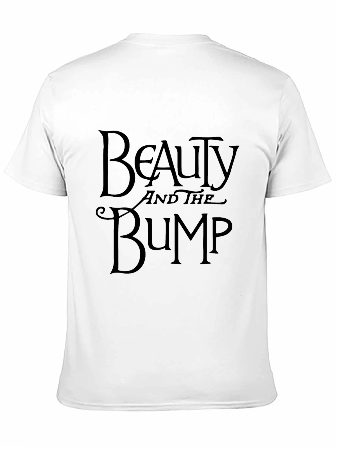 Beauty And The Bump T-Shirt - Black