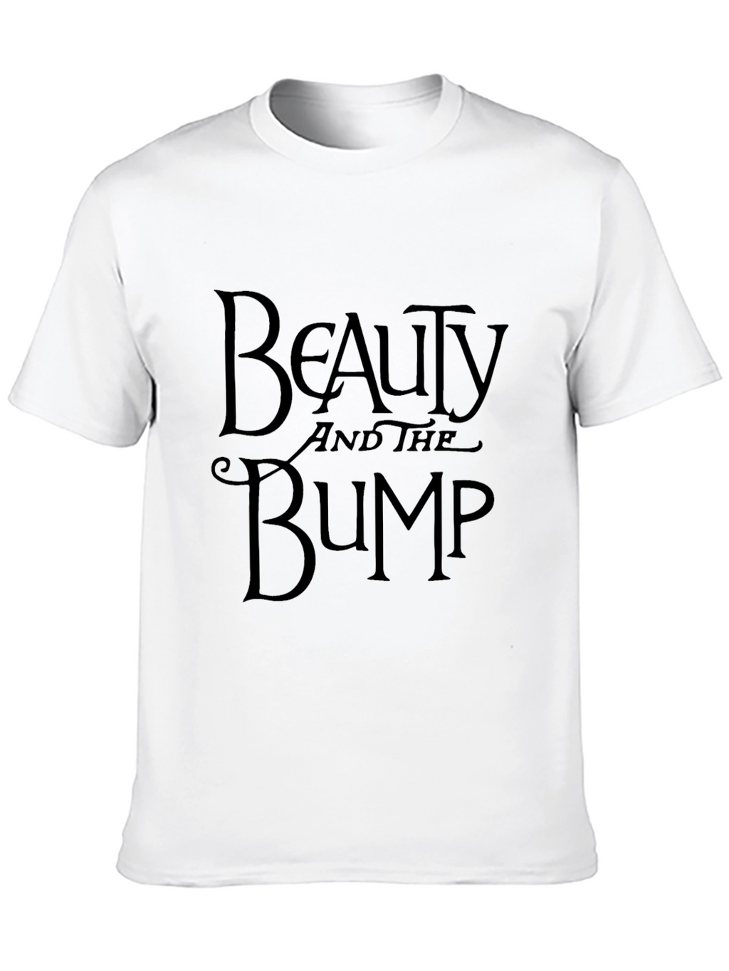 Beauty And The Bump T-Shirt - Black