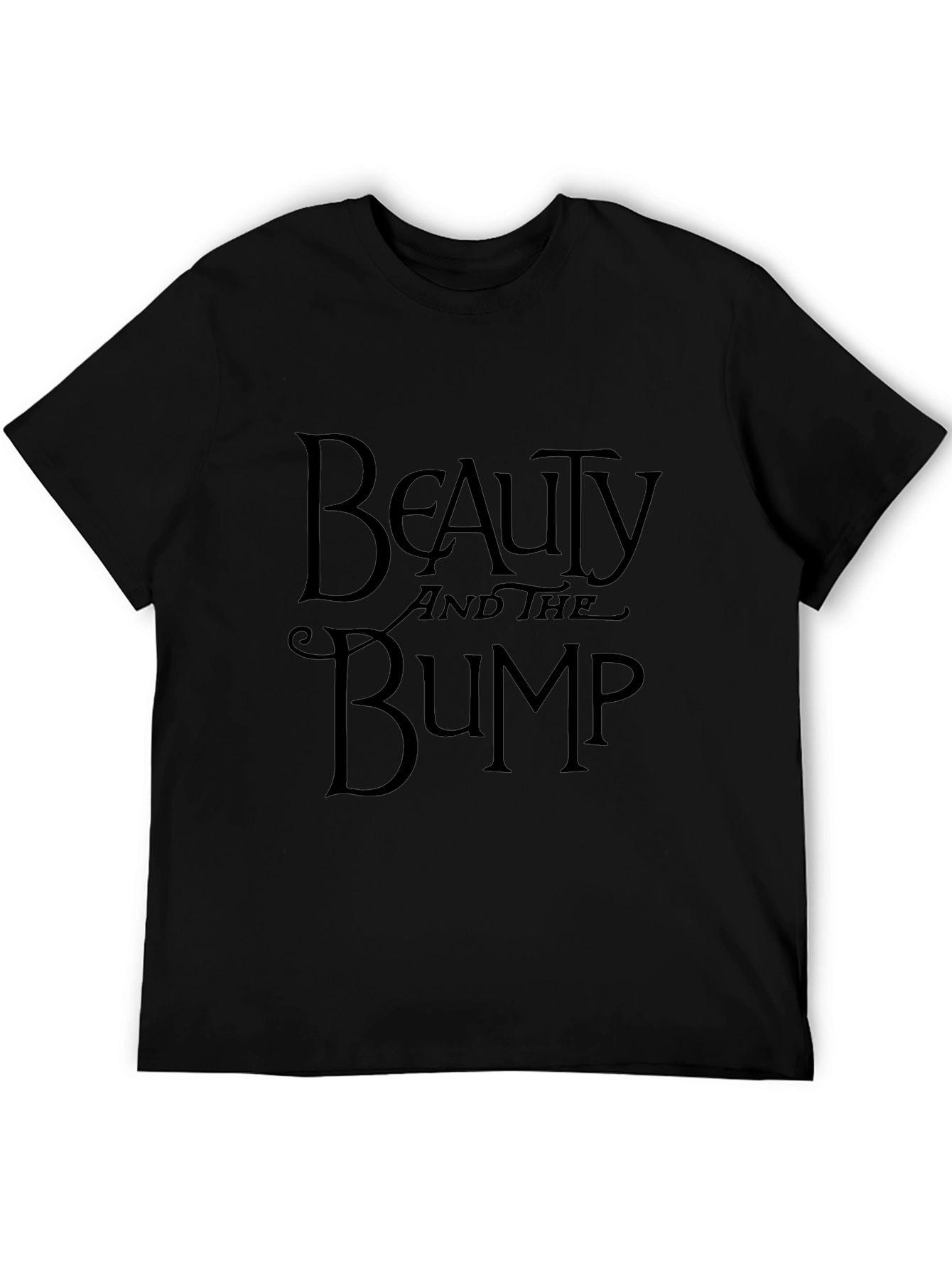 Beauty And The Bump T-Shirt - Black