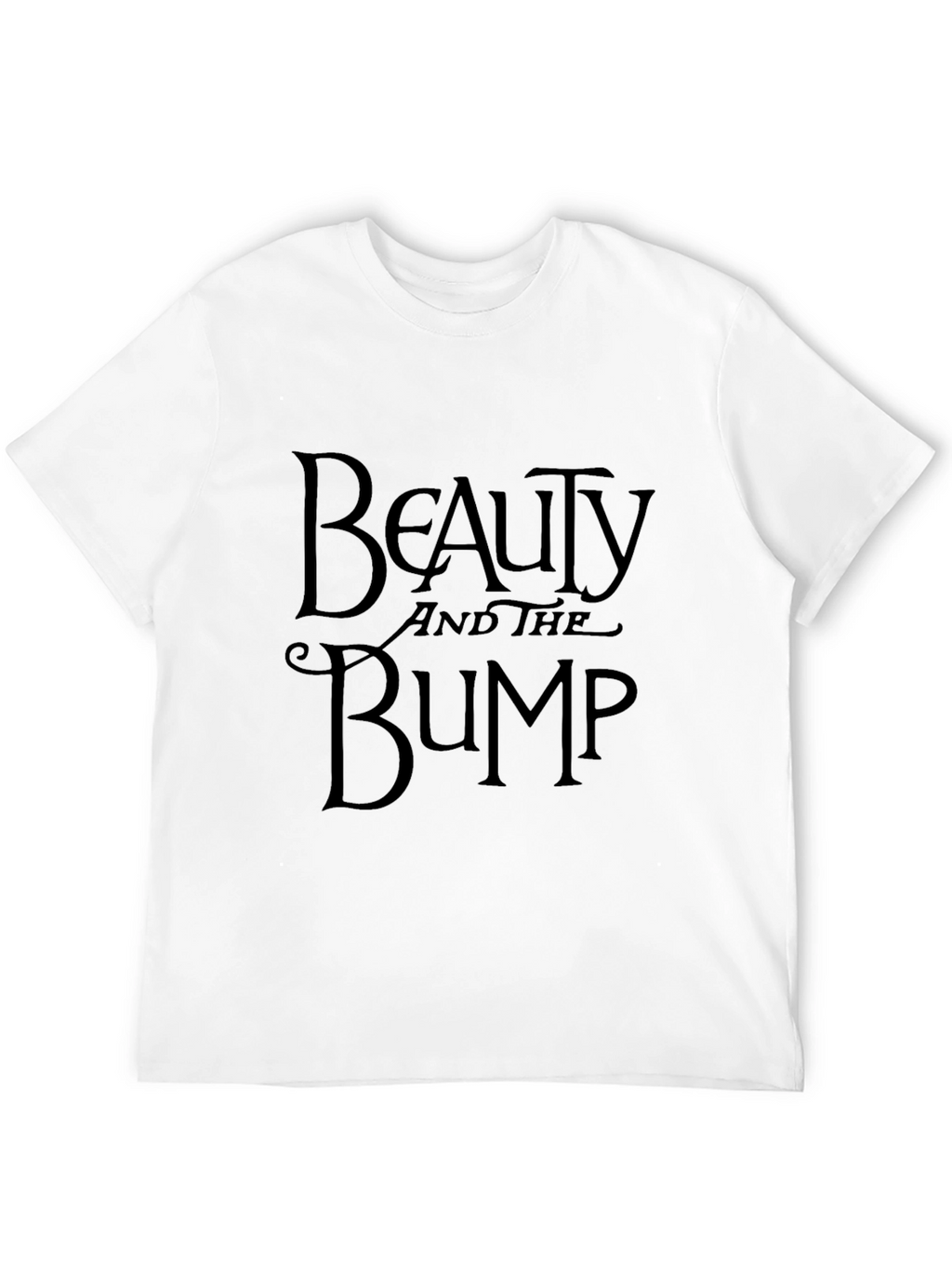 Beauty And The Bump T-Shirt - Black