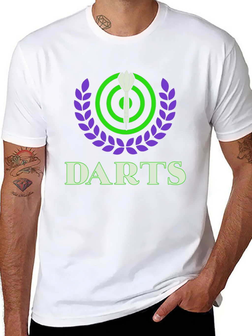 Darts T-Shirt - Bullseye Target Graphic Tee