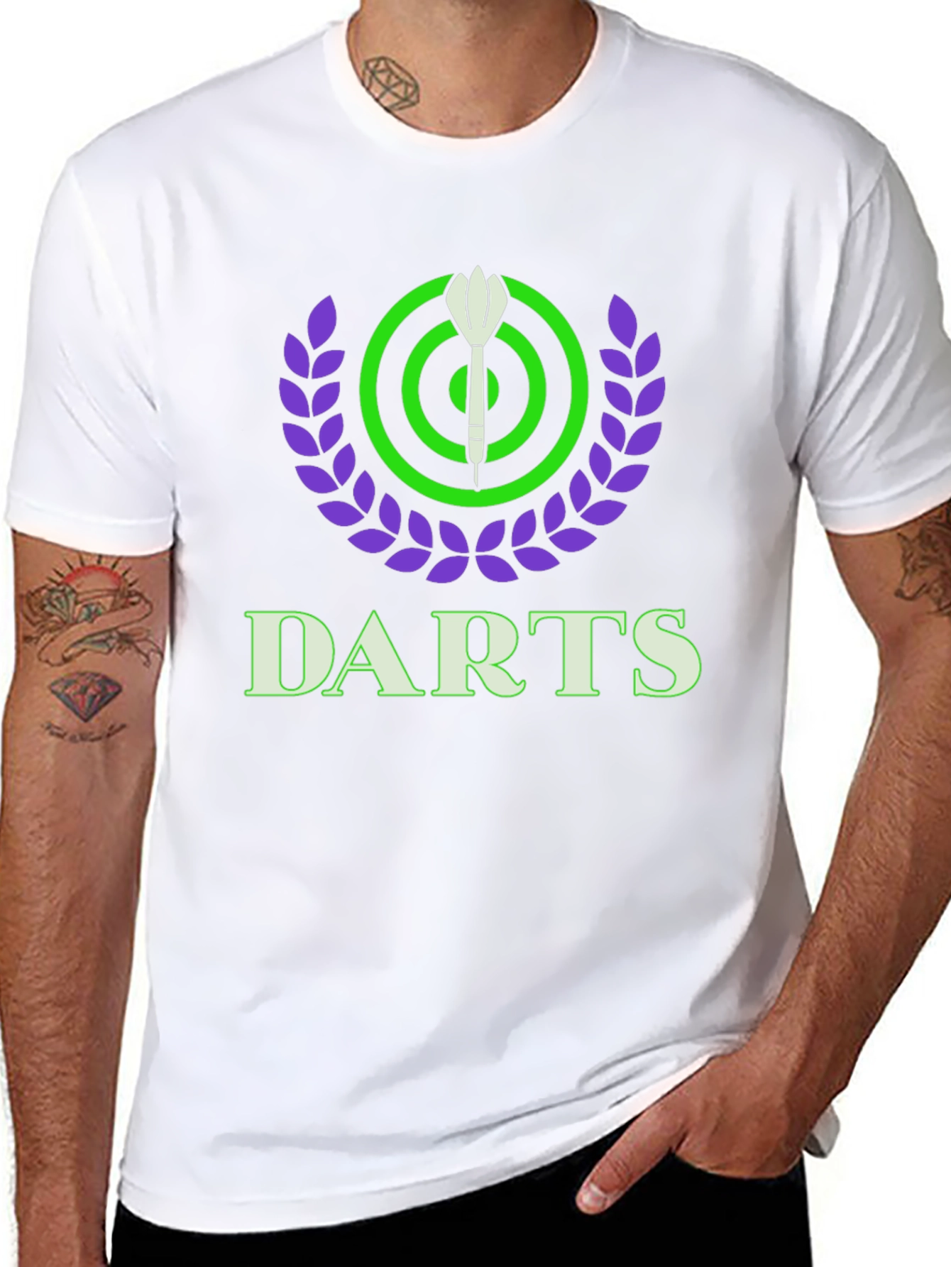 Darts T-Shirt - Bullseye Target Graphic Tee