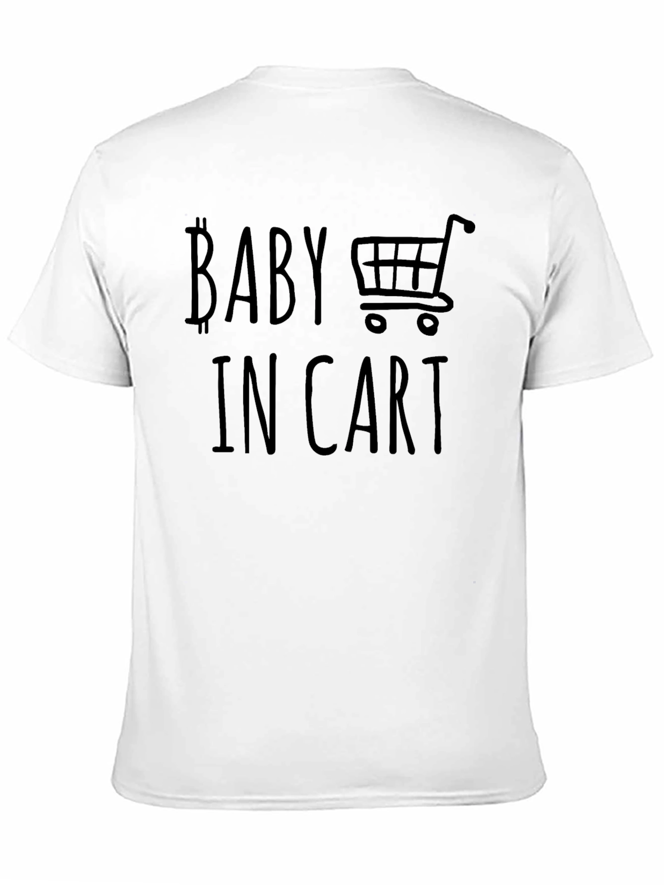 Baby In Cart T-Shirt - Crypto Bitcoin Gift