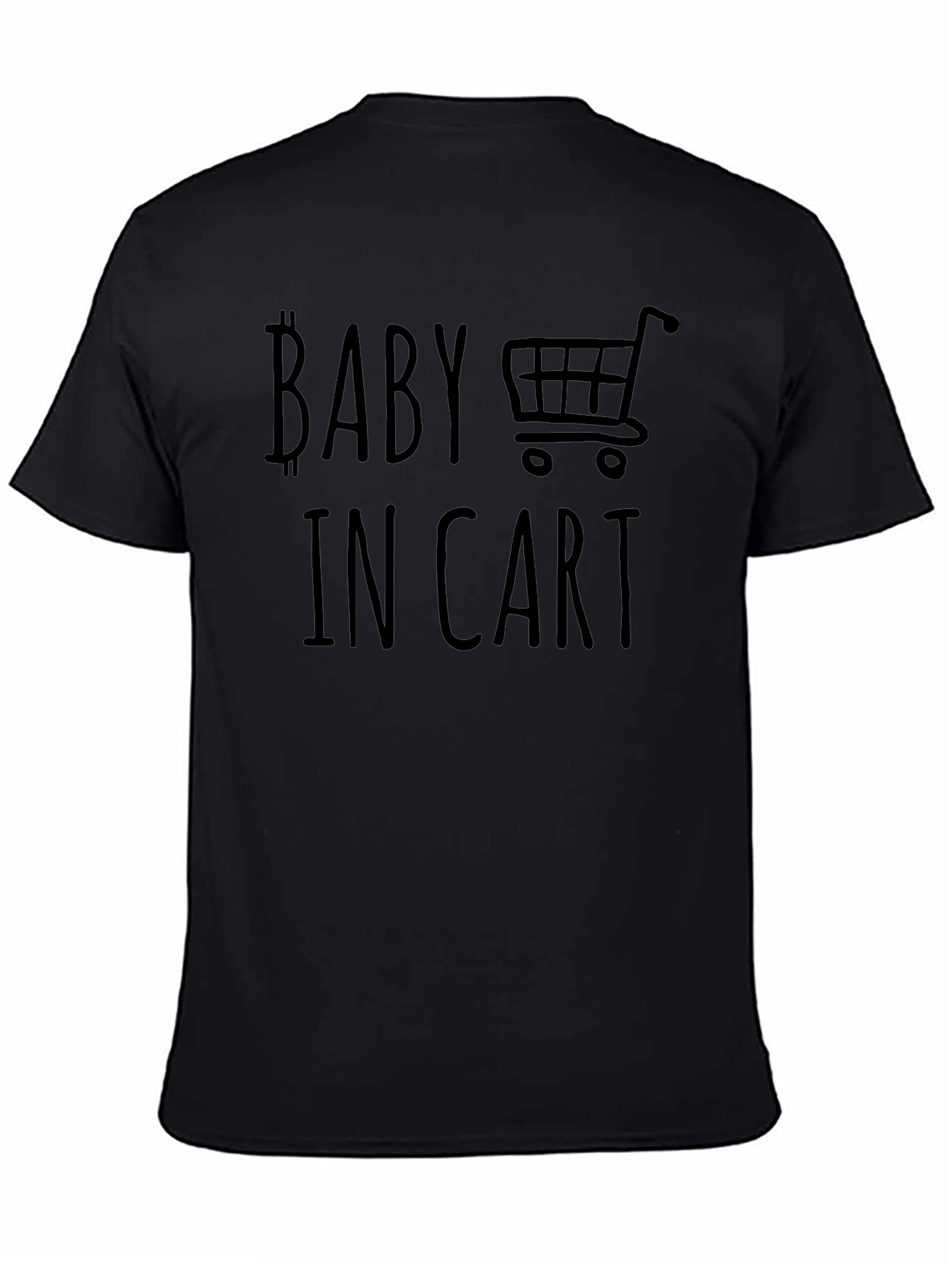 Baby In Cart T-Shirt - Crypto Bitcoin Gift