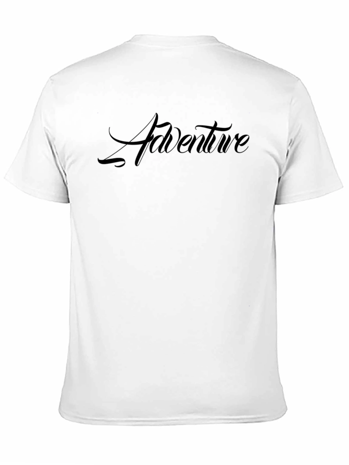 Adventure Graphic Tee - Stylish Black Cotton T-Shirt for Men