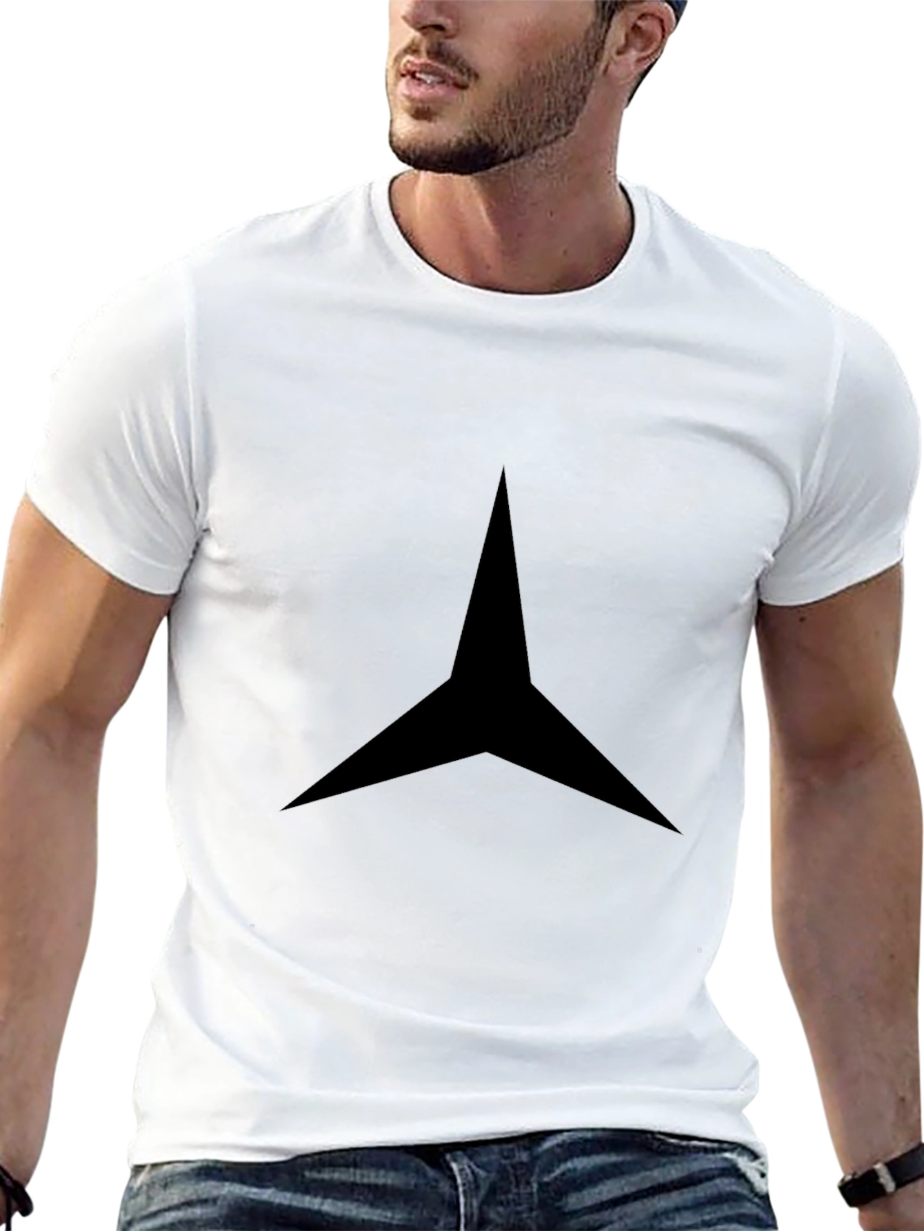 Black Star Tee - Mens Classic Fit T-Shirt
