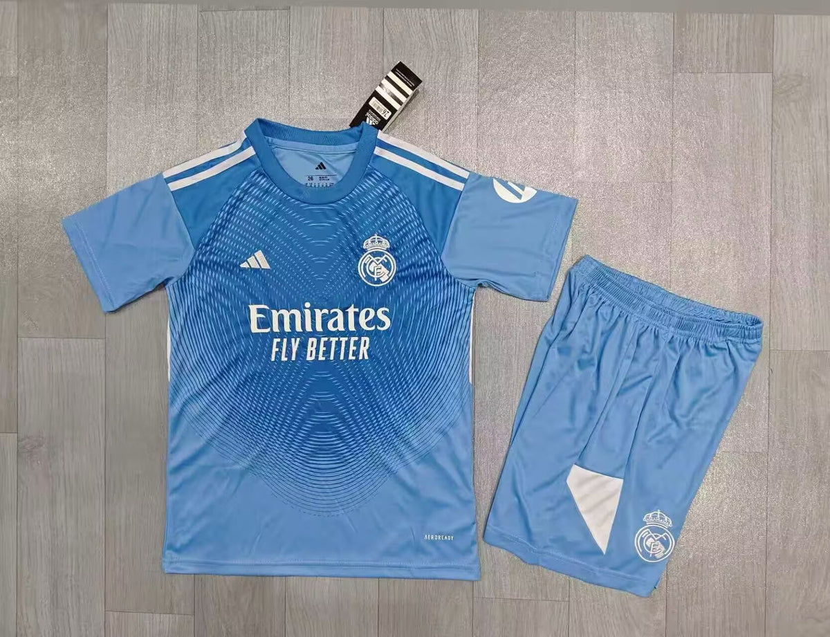 KIDS Real Madrid Blue Goalkeeper Kit