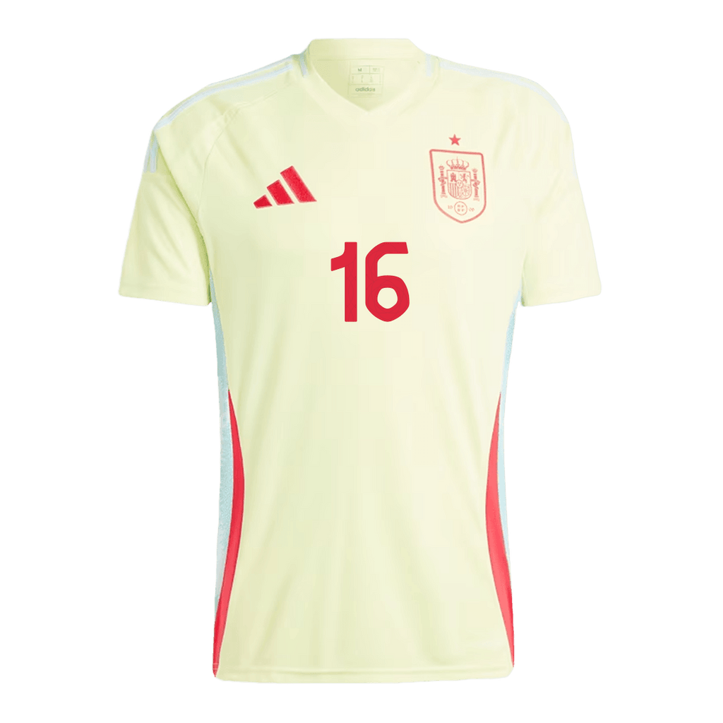 Rodrigo #16 Spain Away Jersey EURO 2024