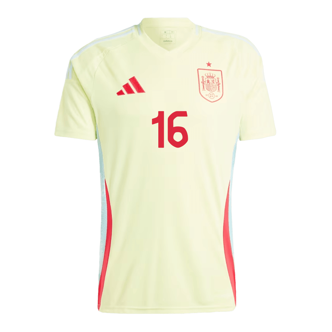 Rodrigo #16 Spain Away Jersey EURO 2024
