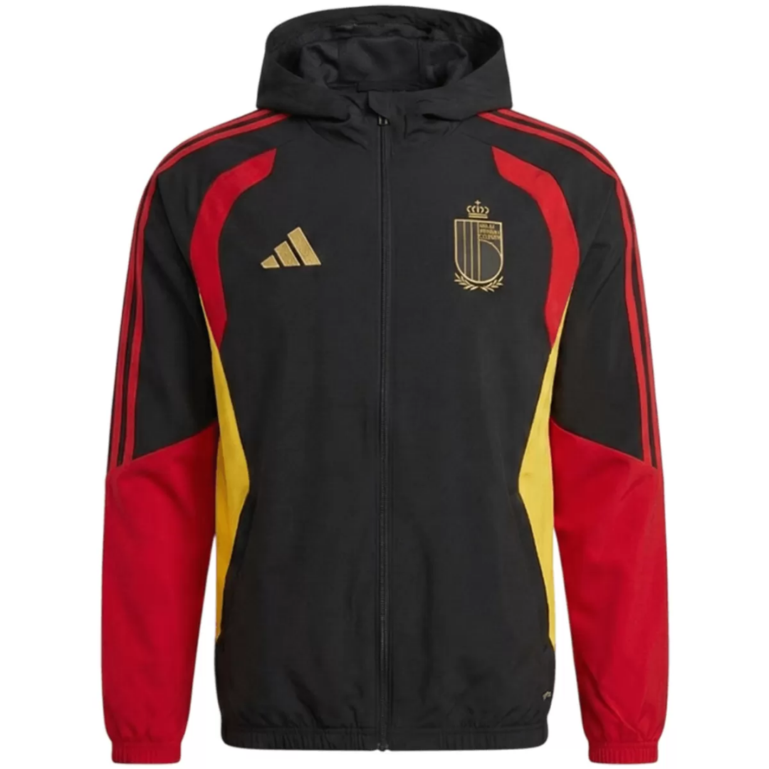 Belgium Windbreaker Hoodie Jacket Black 2026