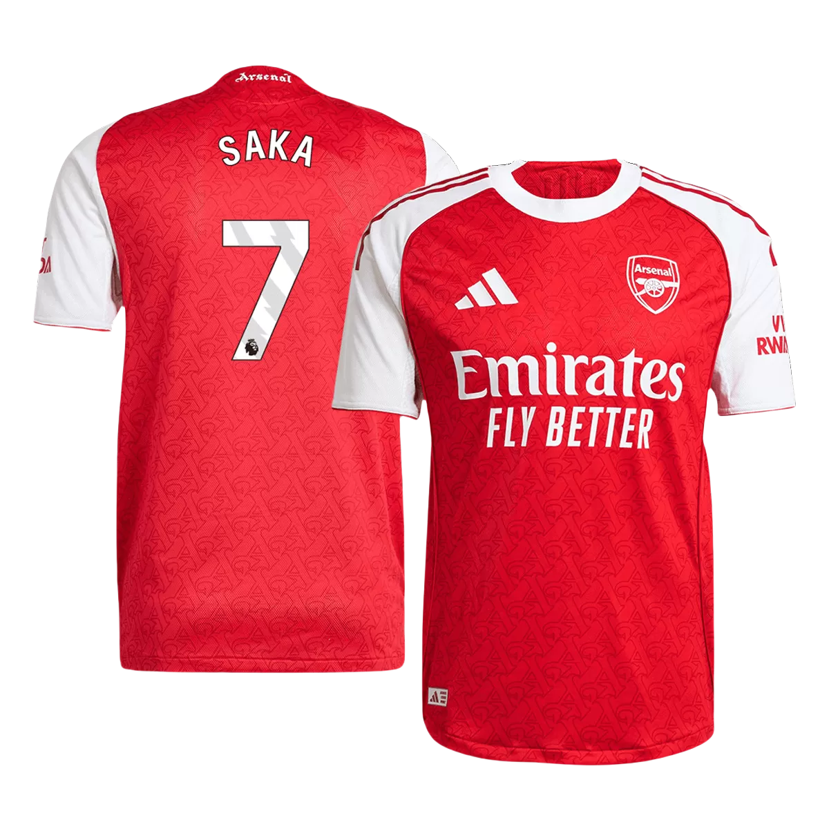 Player Version SAKA #7 Arsenal Home Jersey 2025/26