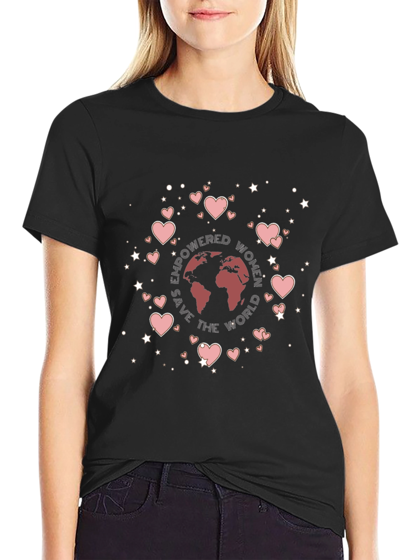 Empowered Women Save the World Graphic T-Shirt