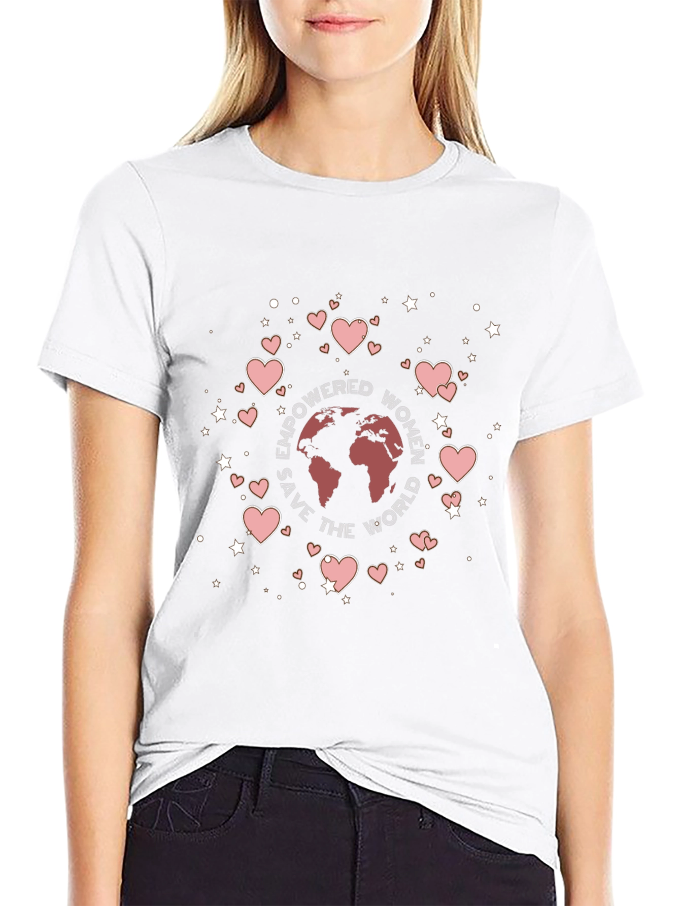 Empowered Women Save the World Graphic T-Shirt