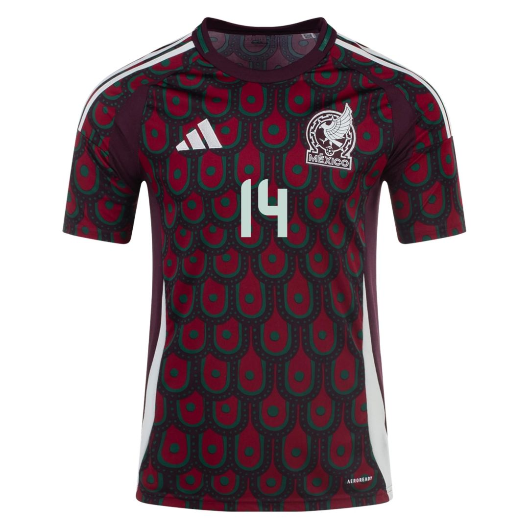 Javier Hernandez Chicharito #14 Mexico Home Jersey Copa America 2024