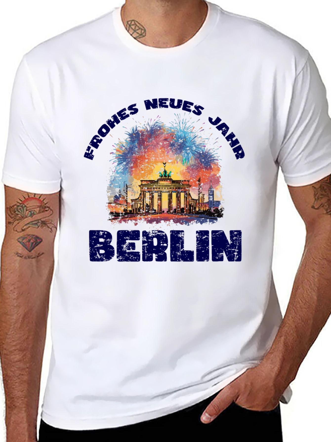 Berlin New Year T-Shirt - Frohes Neues Jahr Tee