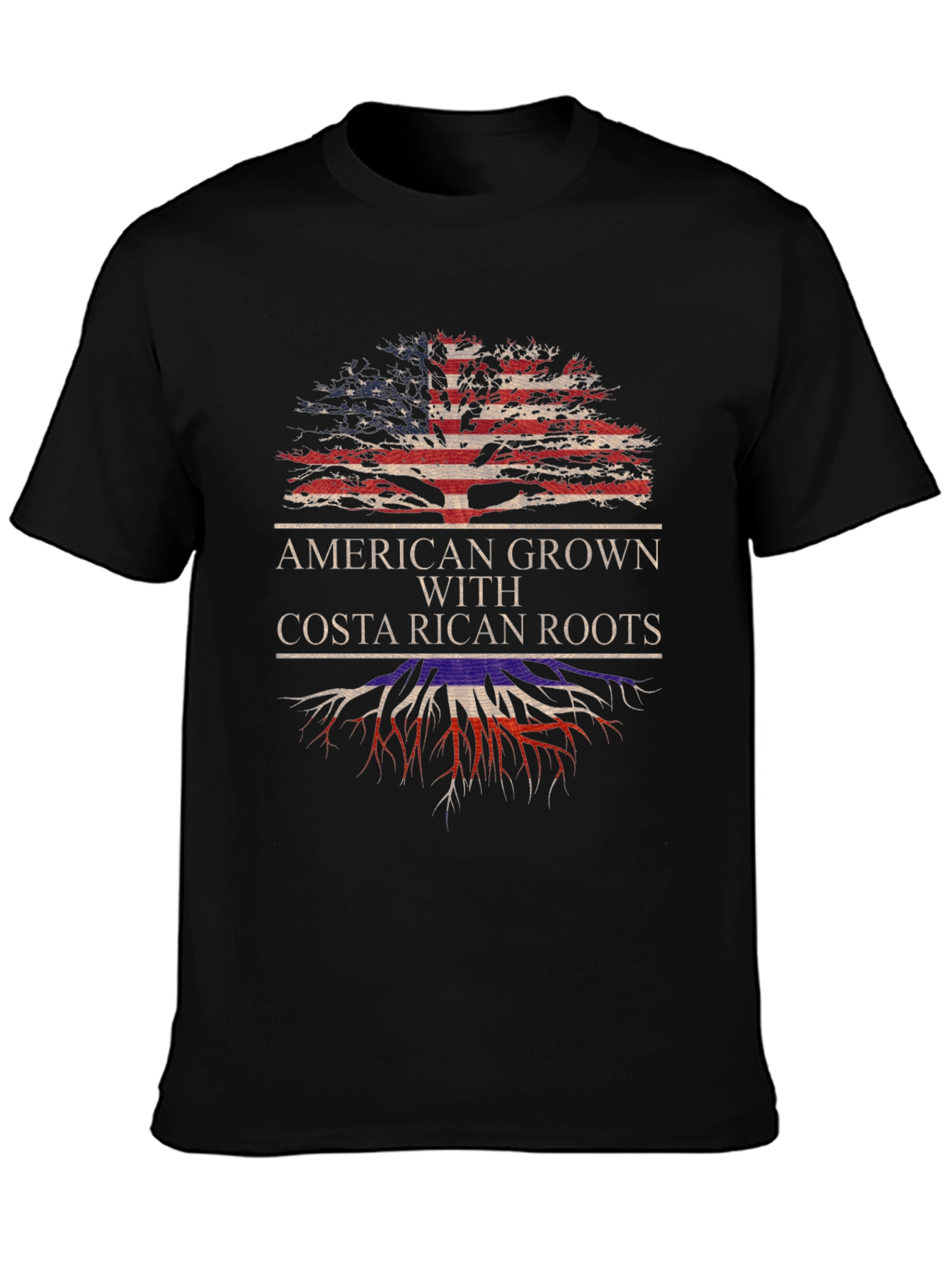 American Grown with Costa Rican Roots T-Shirt