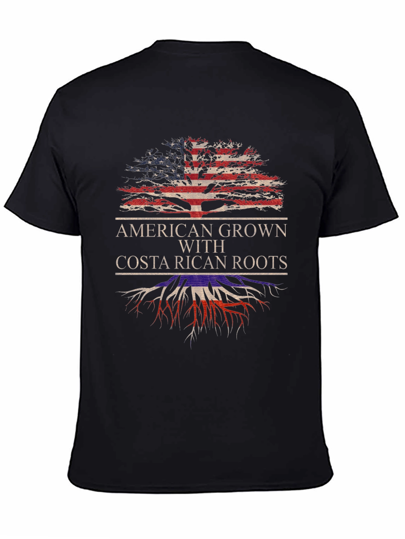 American Grown with Costa Rican Roots T-Shirt