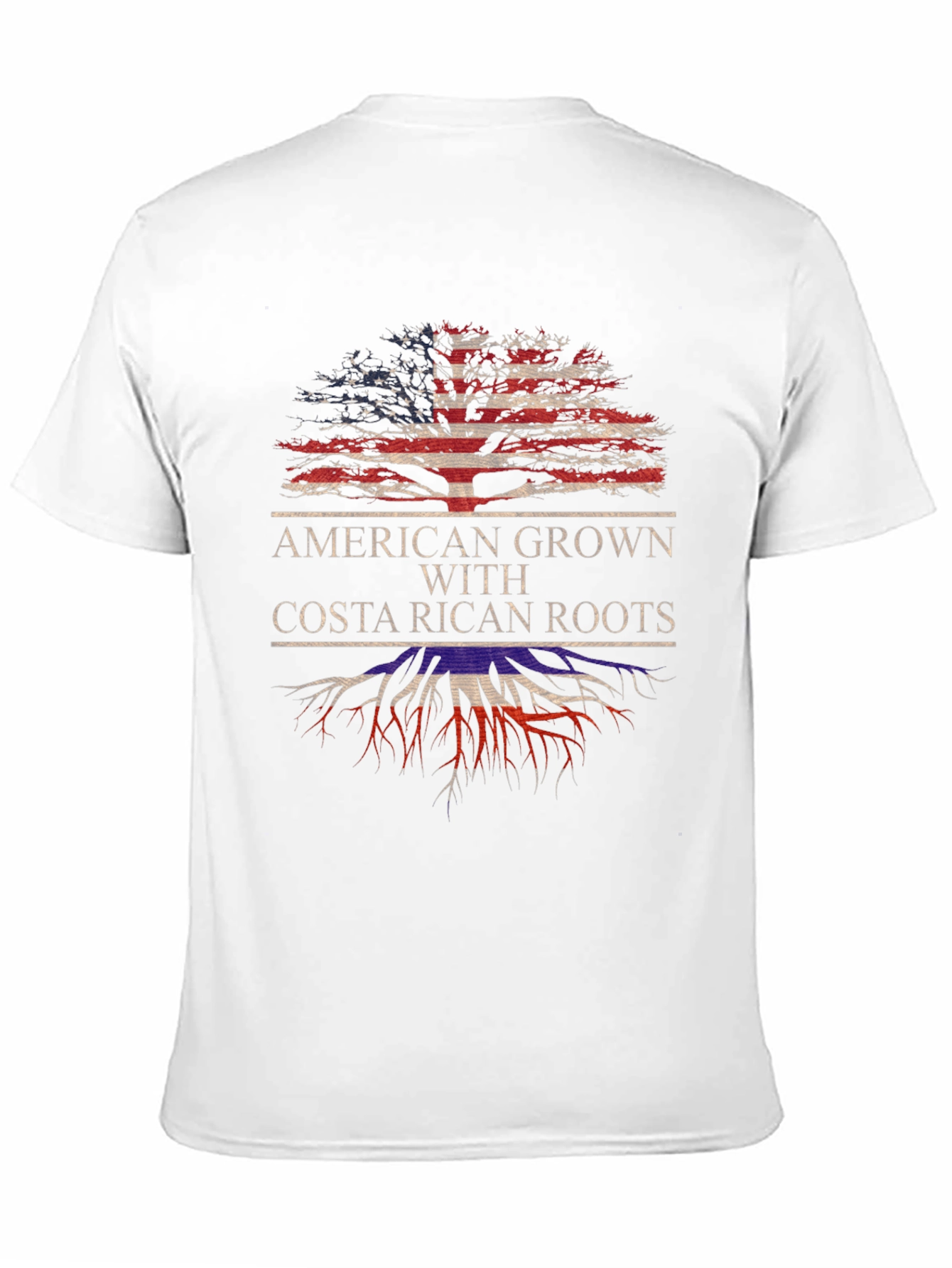 American Grown with Costa Rican Roots T-Shirt