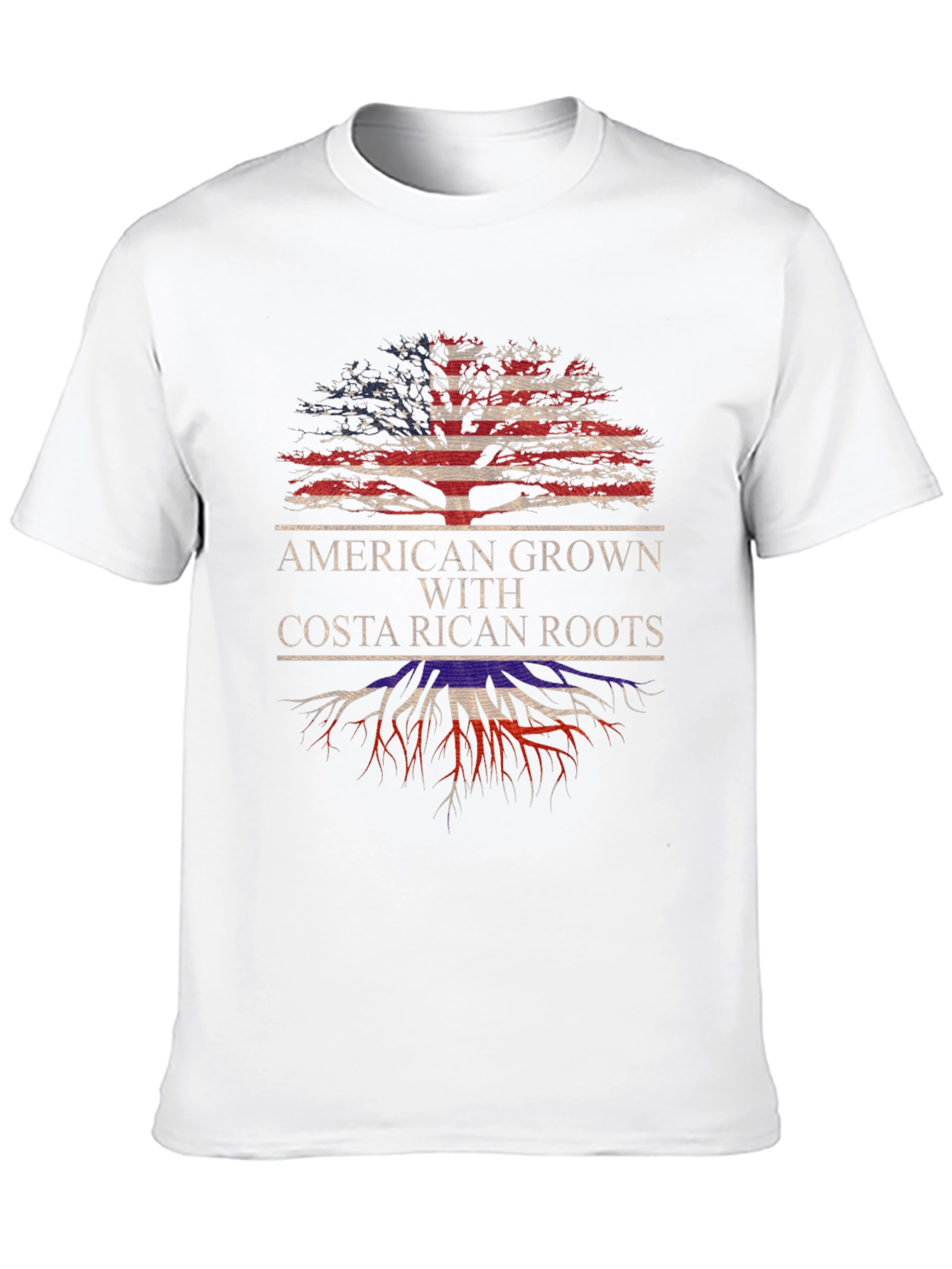 American Grown with Costa Rican Roots T-Shirt
