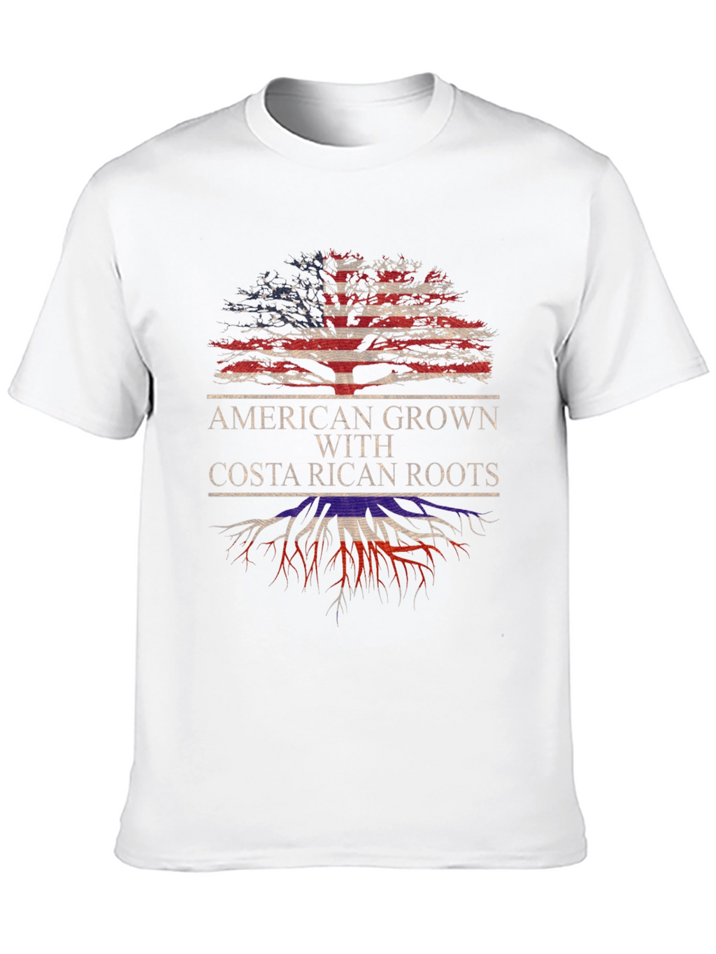 American Grown with Costa Rican Roots T-Shirt