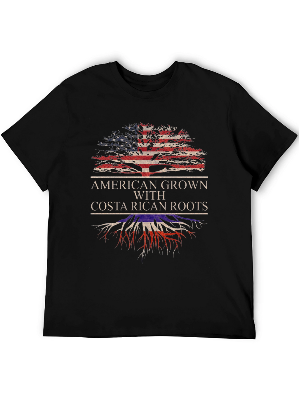 American Grown with Costa Rican Roots T-Shirt