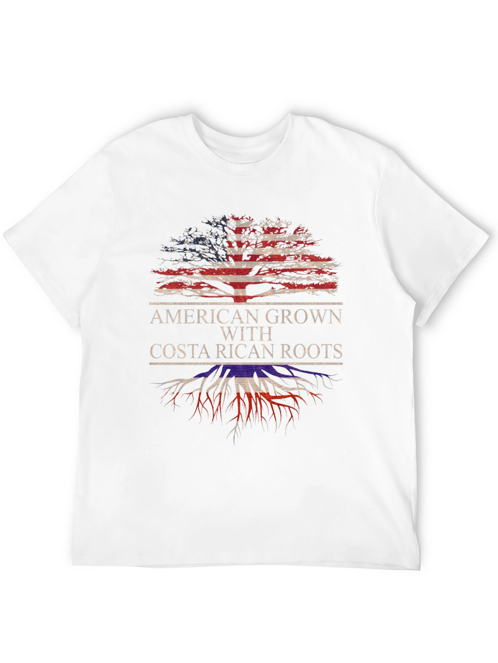 American Grown with Costa Rican Roots T-Shirt