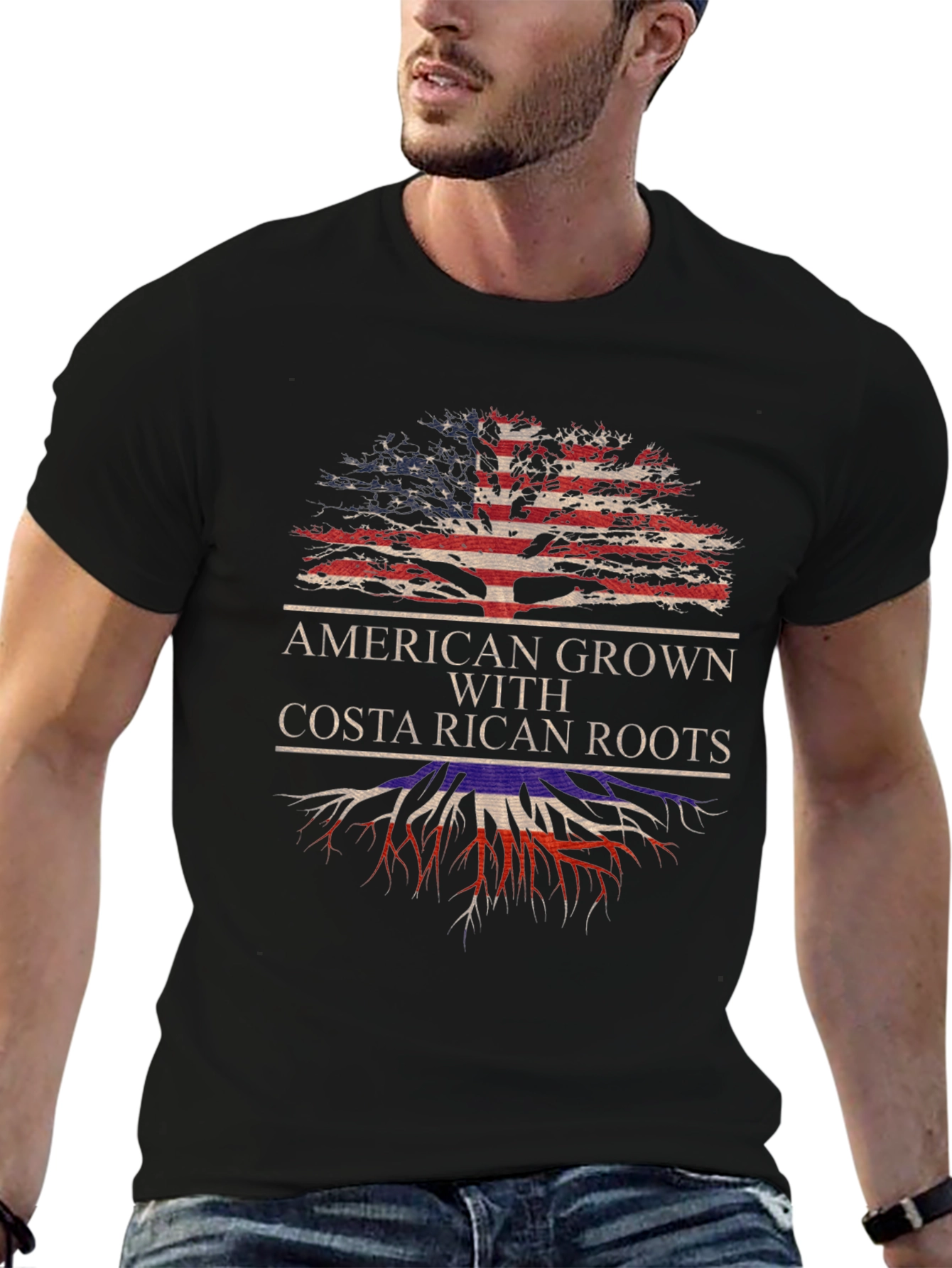 American Grown with Costa Rican Roots T-Shirt