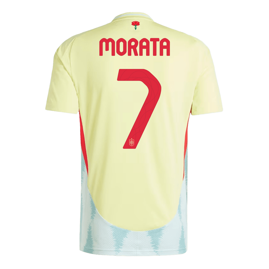 Alvaro Morata #7 Spain Away Jersey EURO 2024