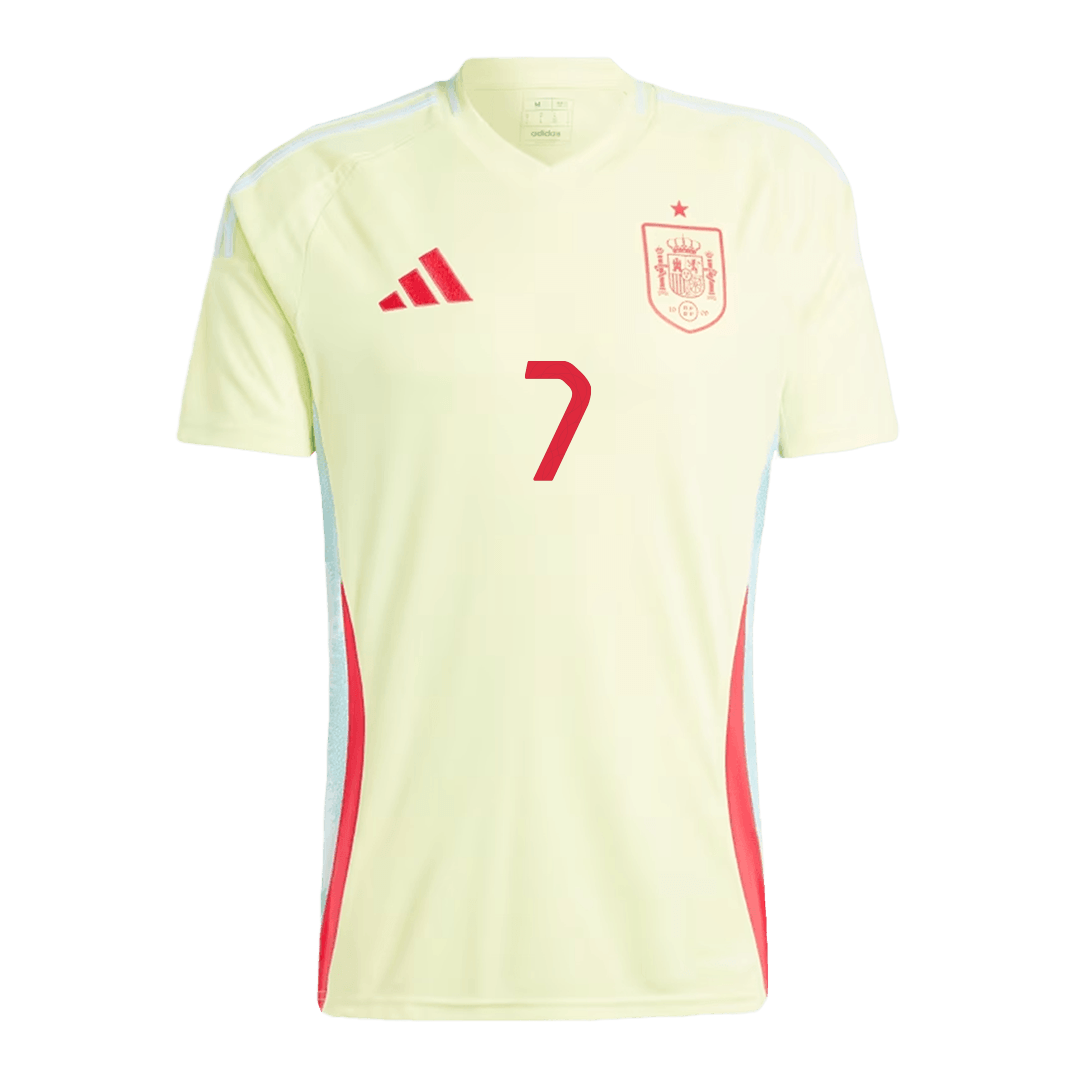 Alvaro Morata #7 Spain Away Jersey EURO 2024