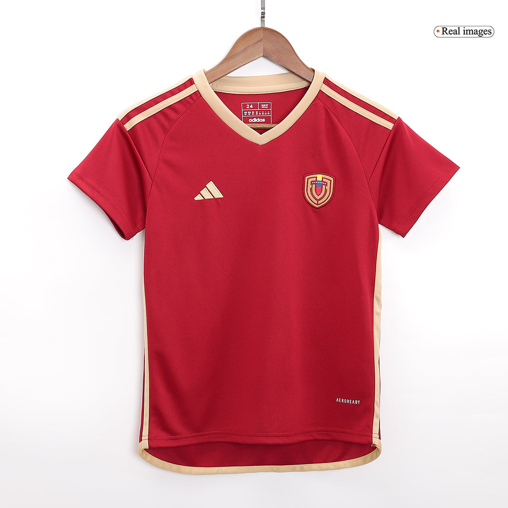 Kid's Venezuela Home Jersey+Shorts Copa America 2024