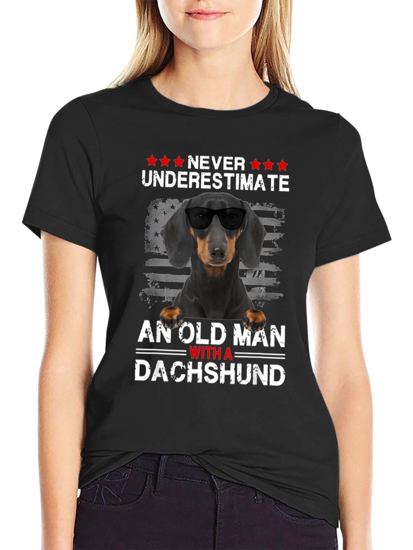 Dachshund Old Man T-Shirt