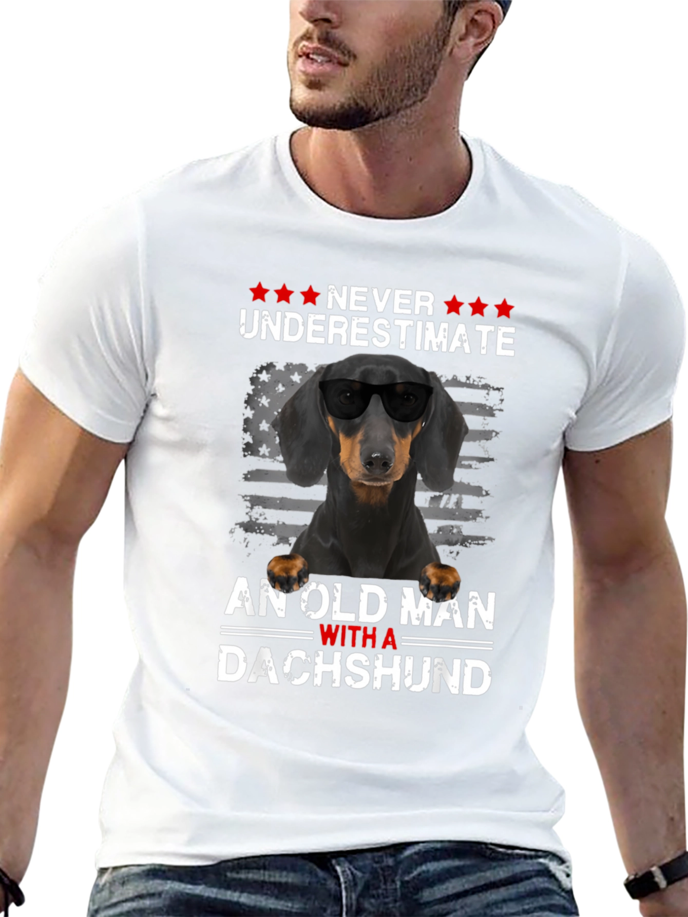 Dachshund Old Man T-Shirt