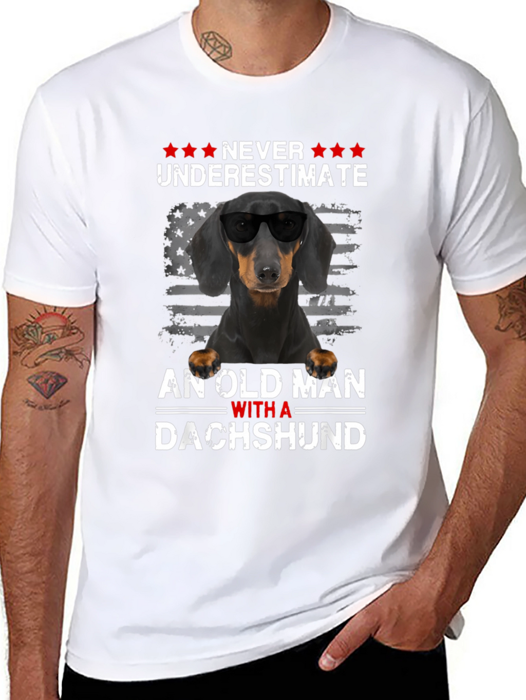 Dachshund Old Man T-Shirt