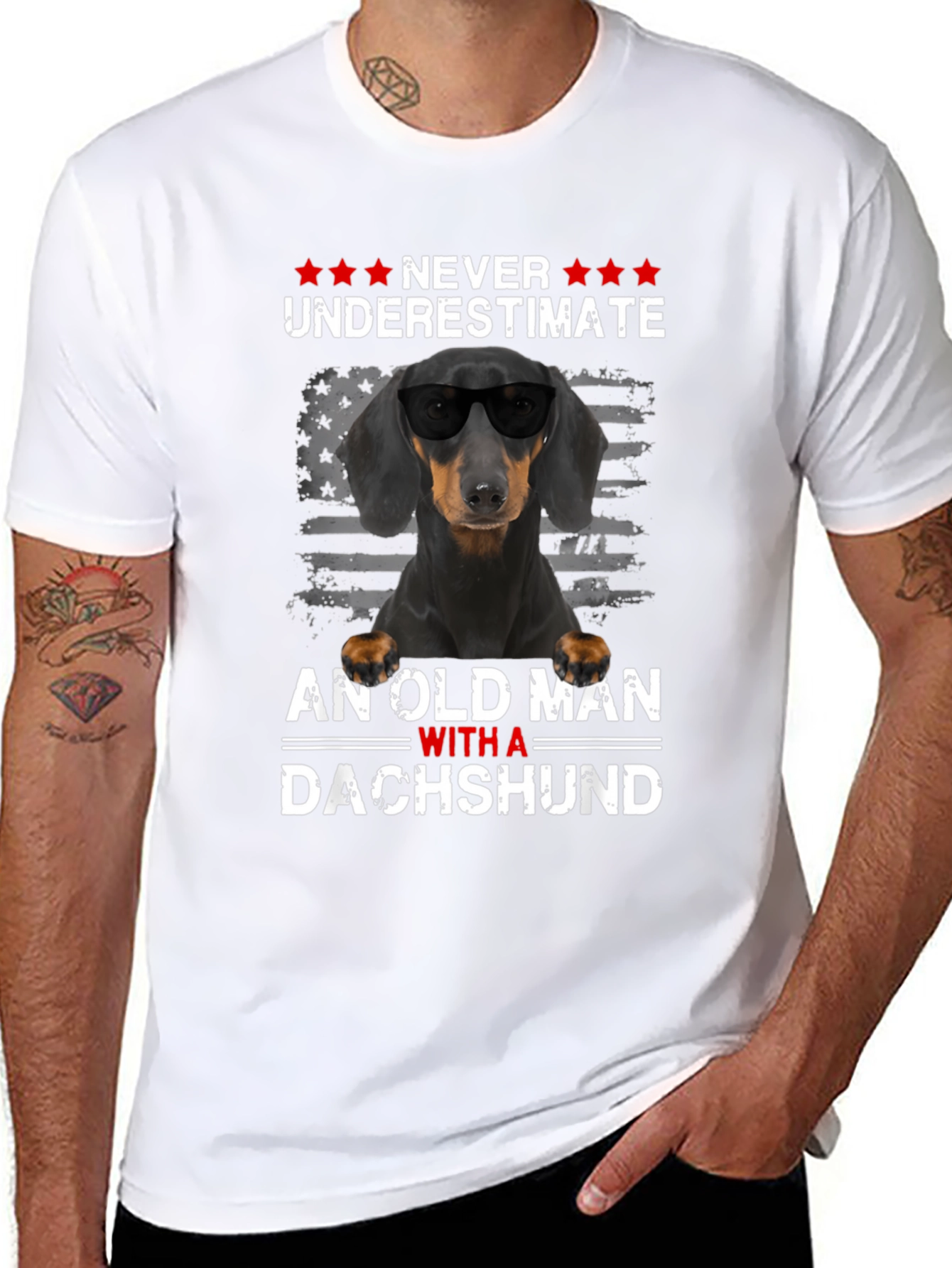 Dachshund Old Man T-Shirt