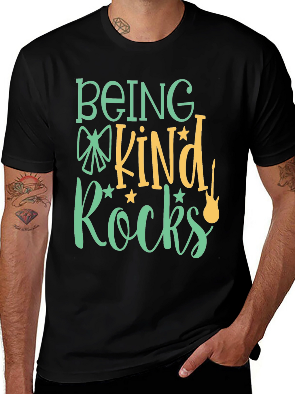 Being Kind Rocks T-Shirt: Positive Vibes!