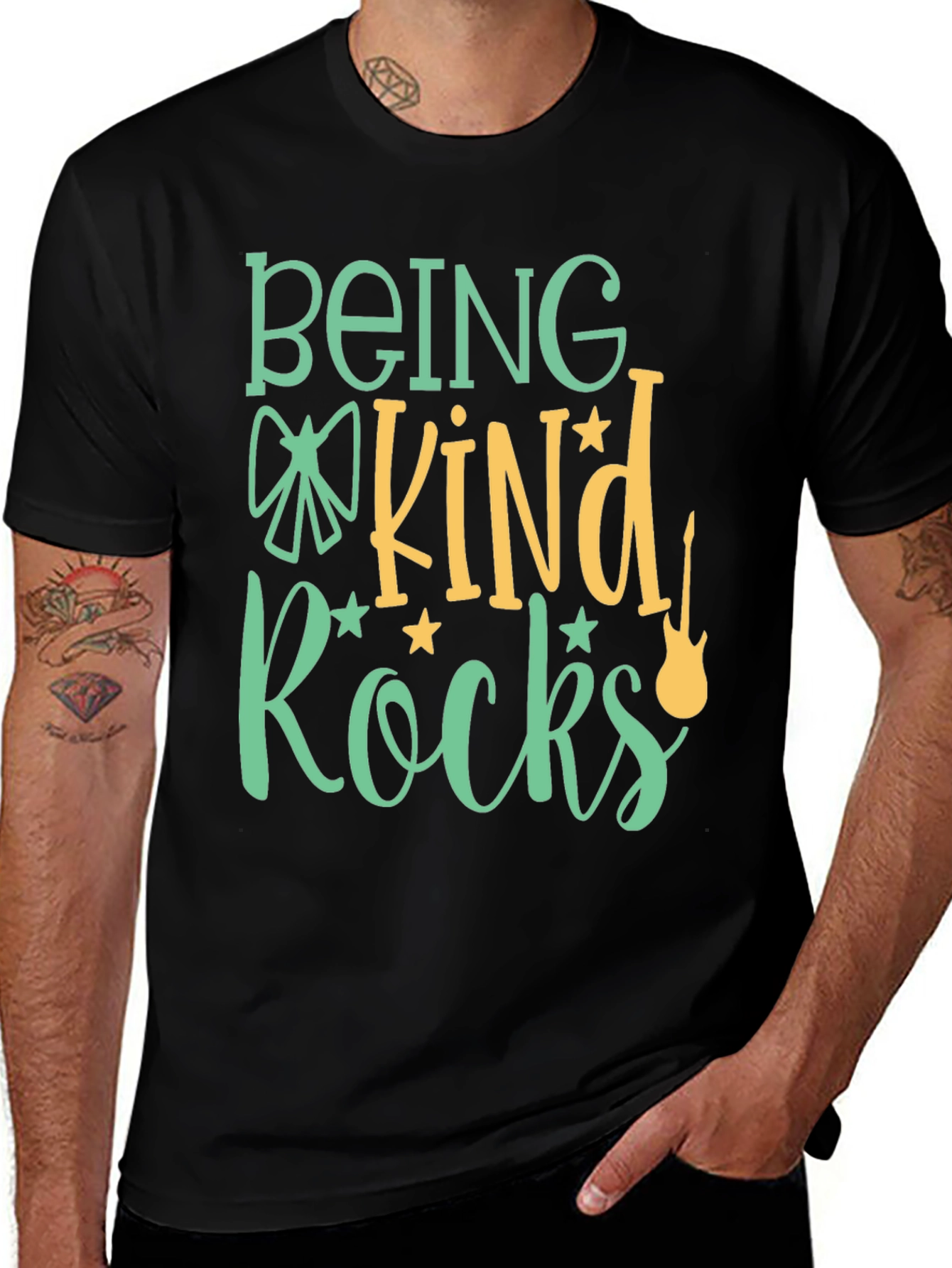 Being Kind Rocks T-Shirt: Positive Vibes!