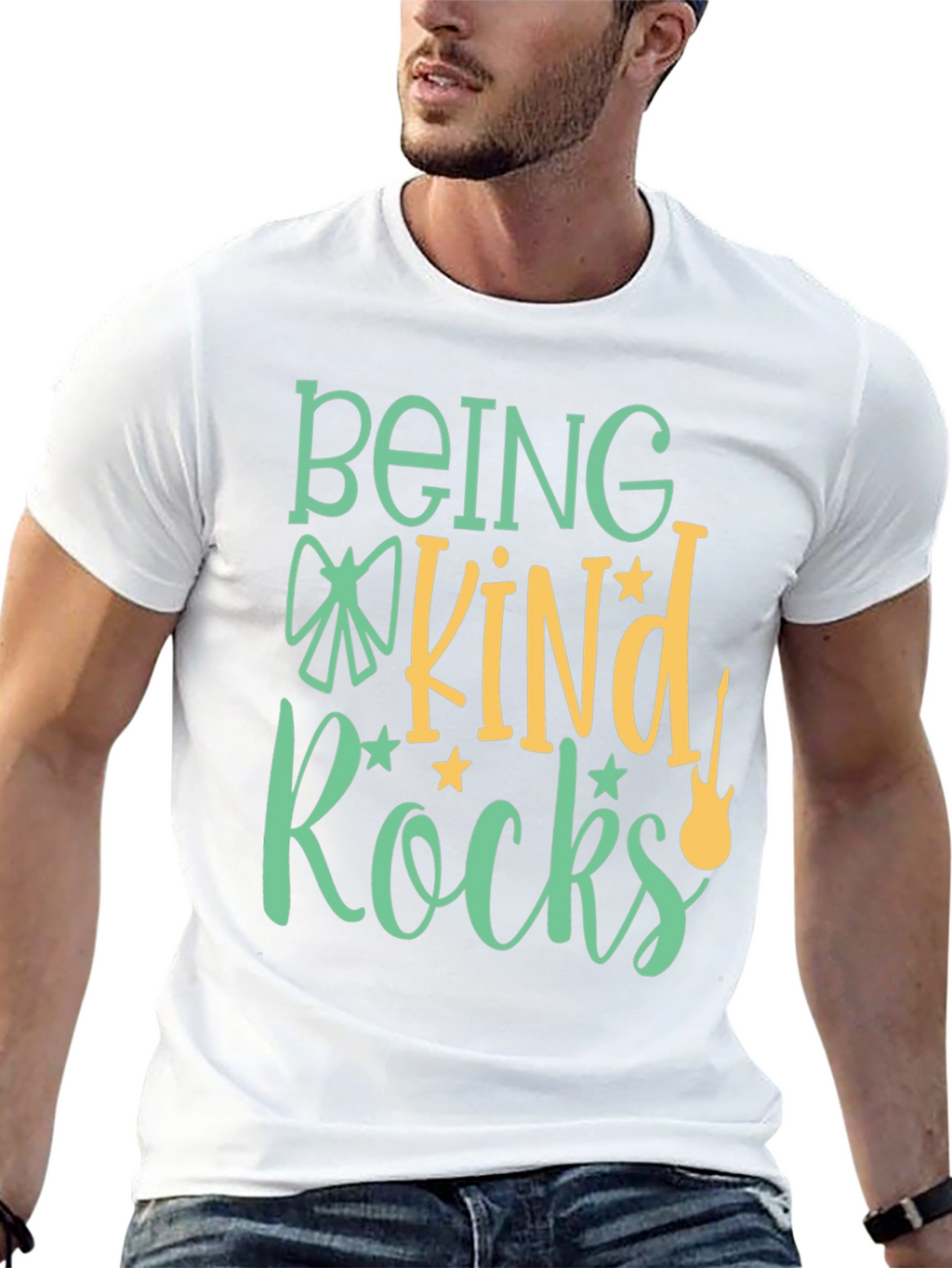 Being Kind Rocks T-Shirt: Positive Vibes!