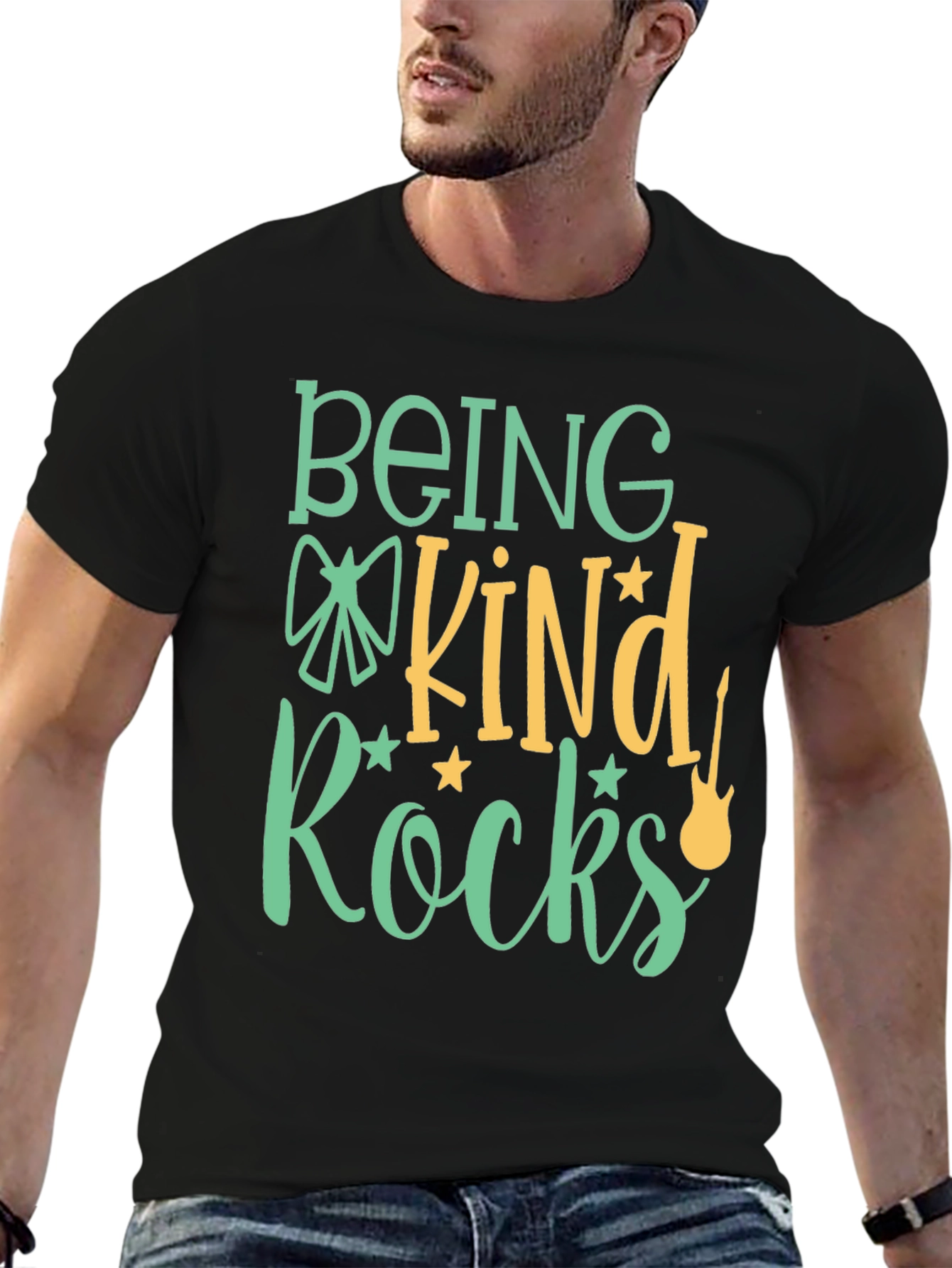 Being Kind Rocks T-Shirt: Positive Vibes!