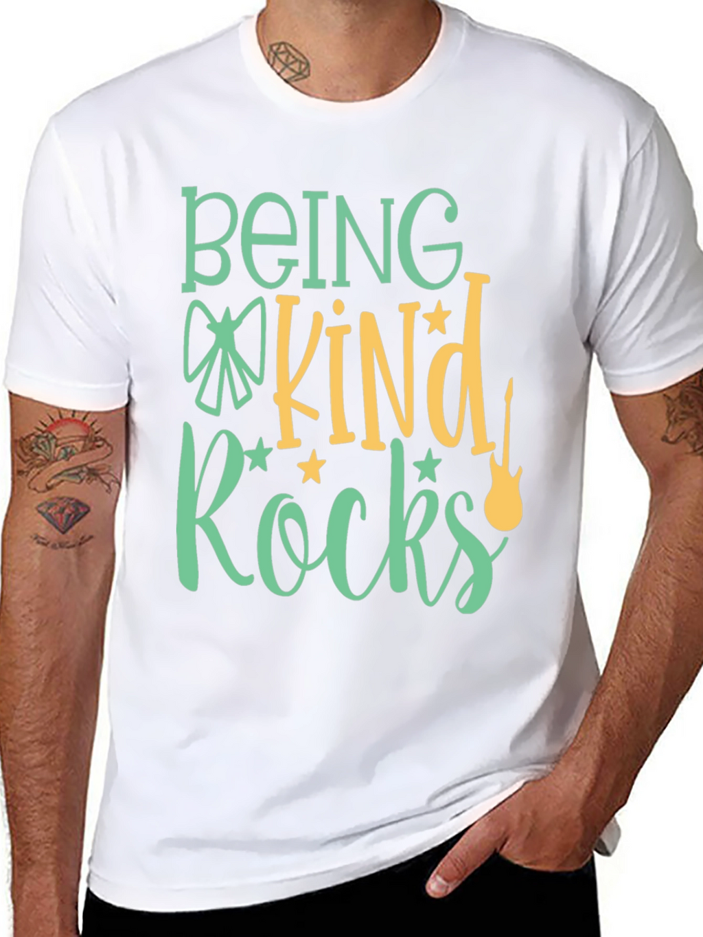 Being Kind Rocks T-Shirt: Positive Vibes!
