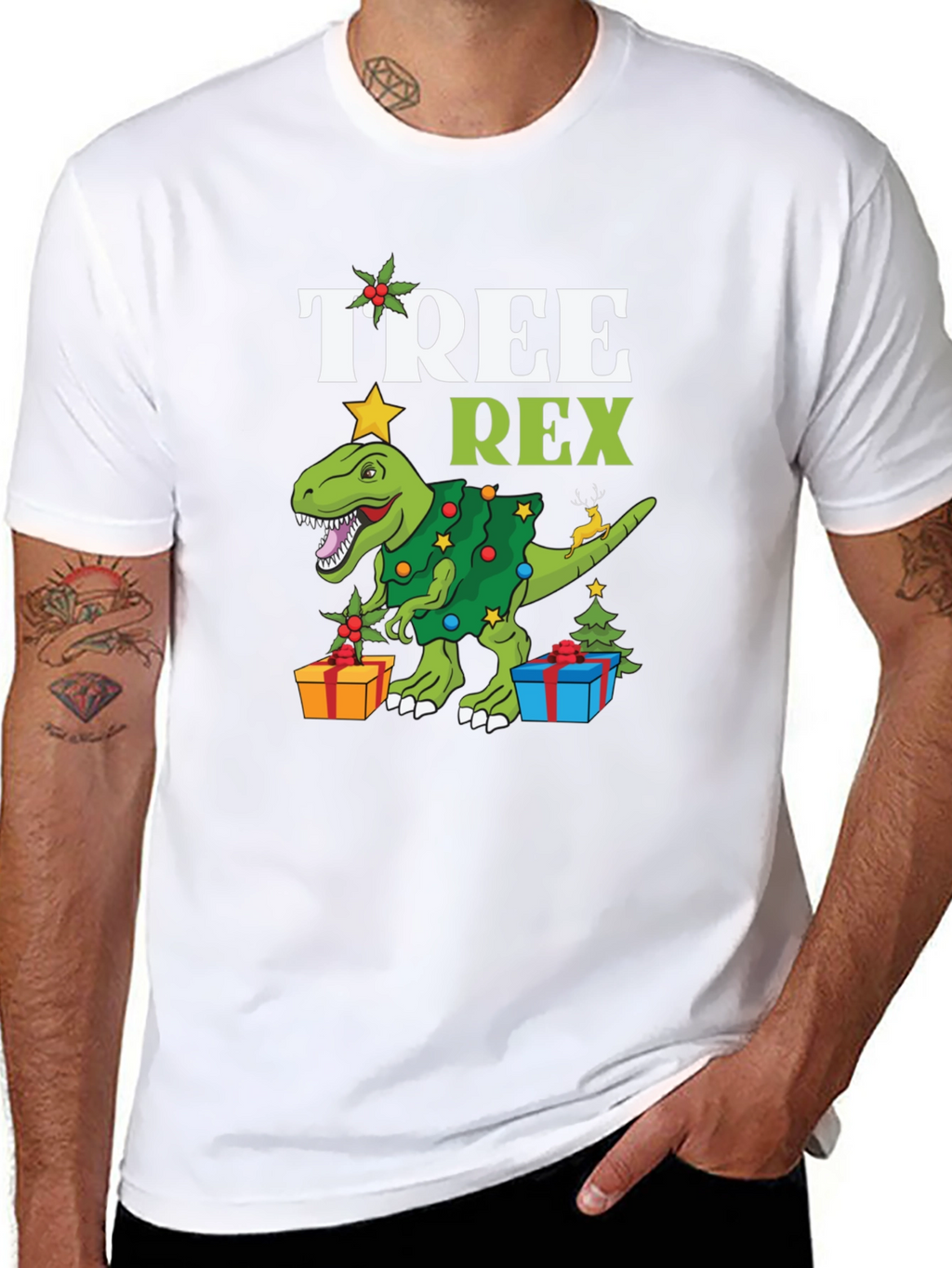 Christmas Tree Rex T-Shirt
