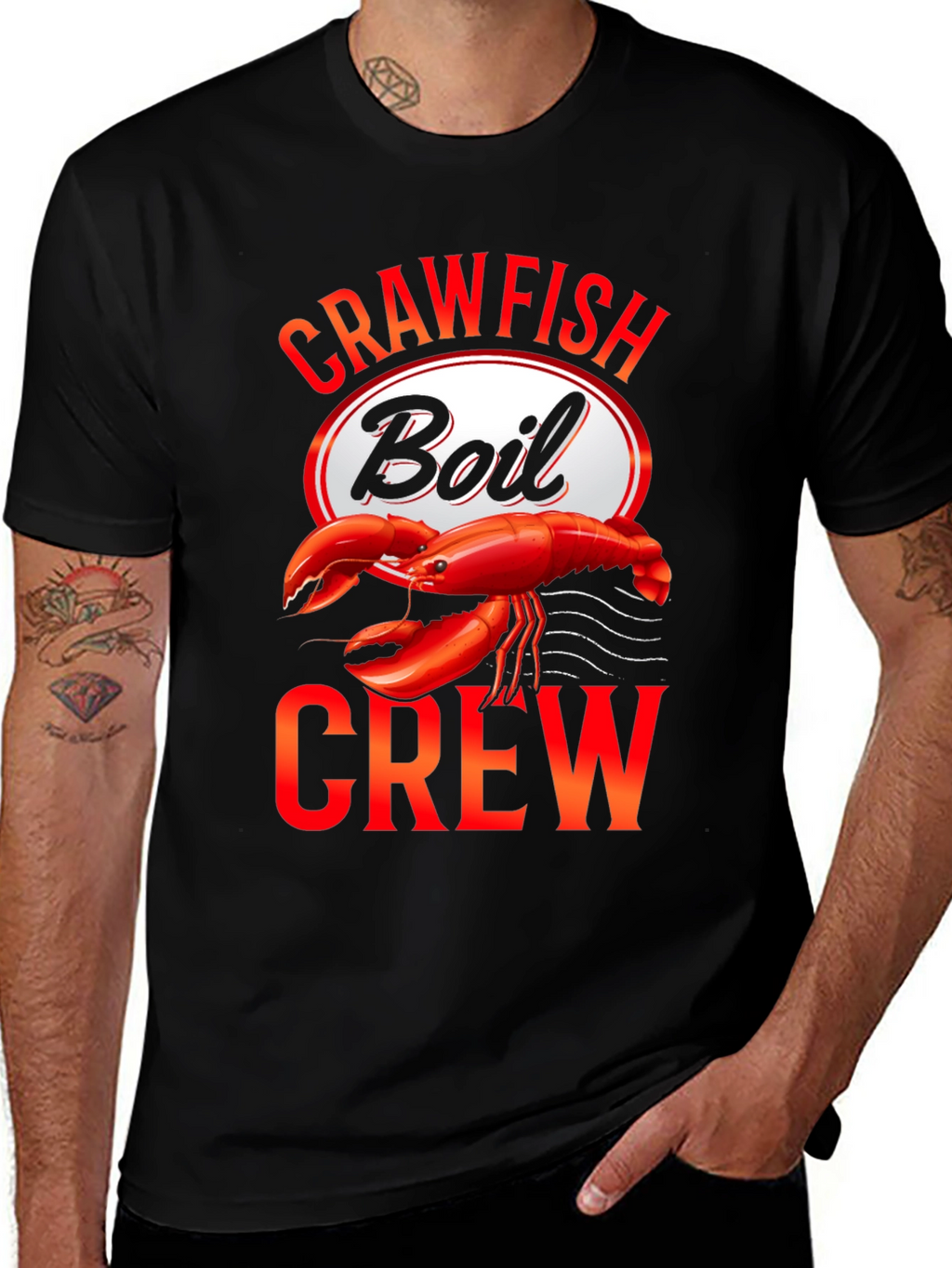 Crawfish Boil Crew T-Shirt | Seafood Tee