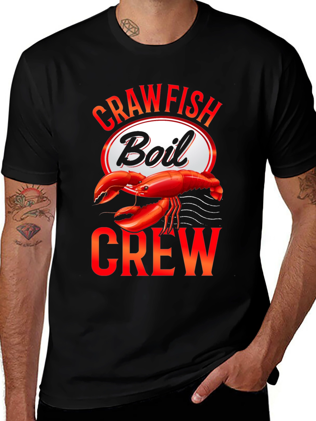 Crawfish Boil Crew T-Shirt | Seafood Tee
