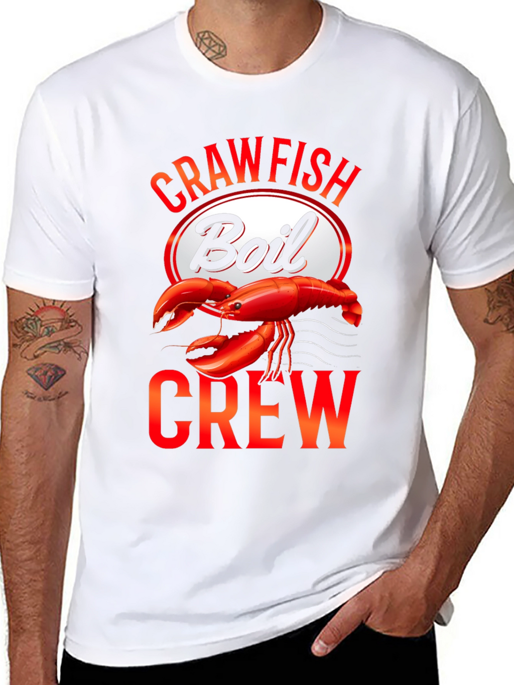 Crawfish Boil Crew T-Shirt | Seafood Tee