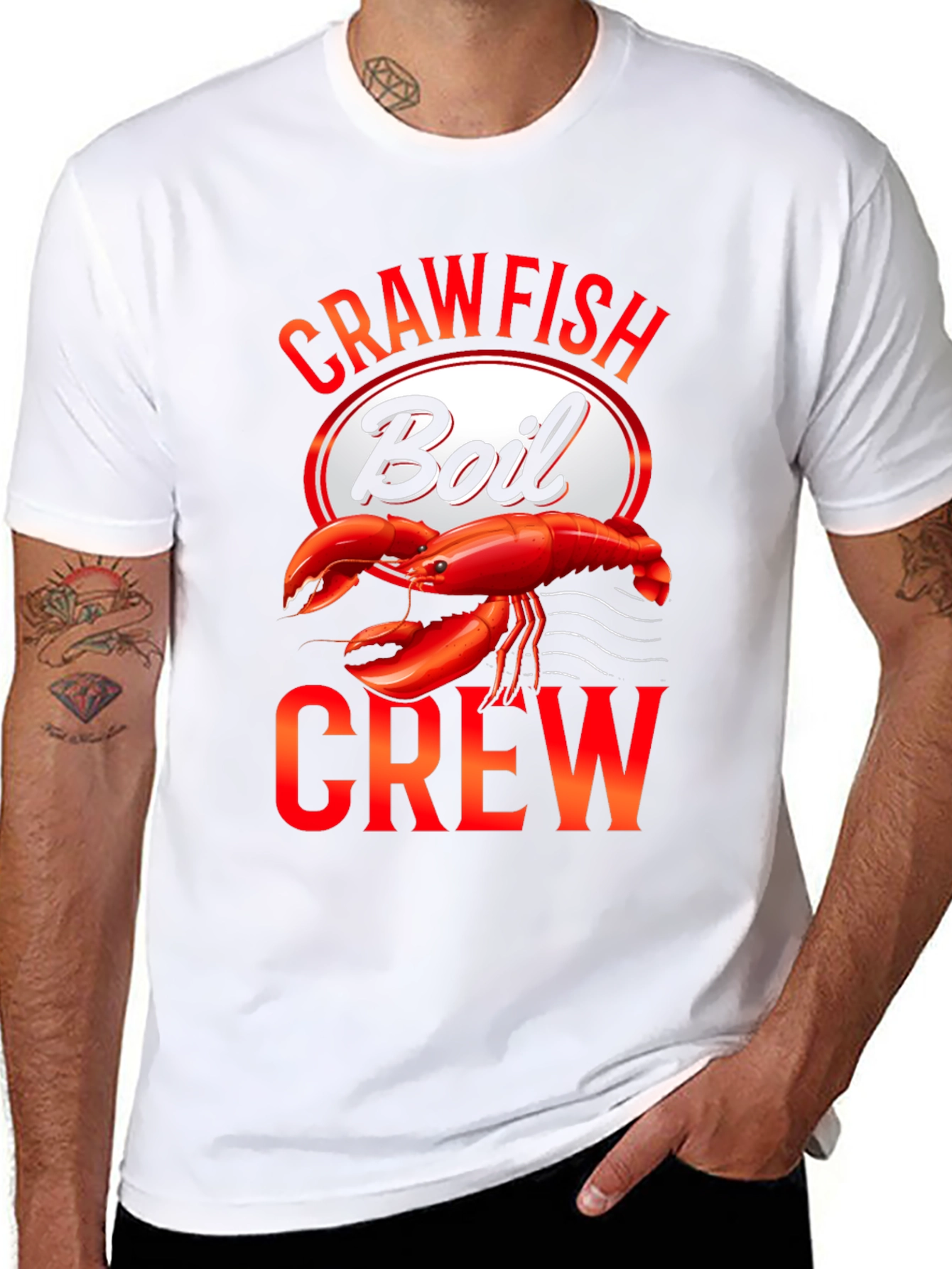 Crawfish Boil Crew T-Shirt | Seafood Tee