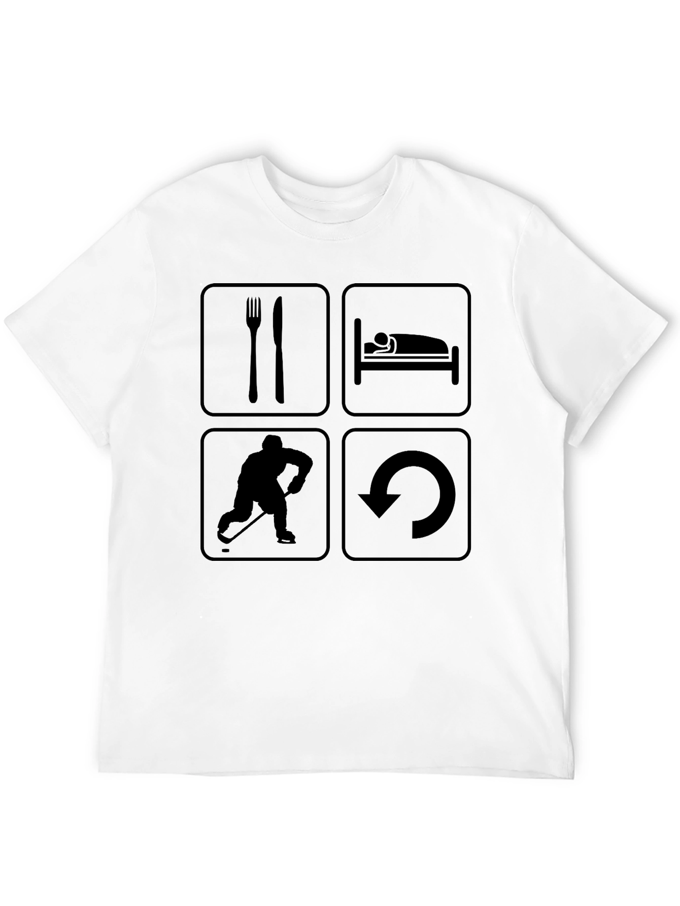 Eat Sleep Hockey Repeat T-Shirt