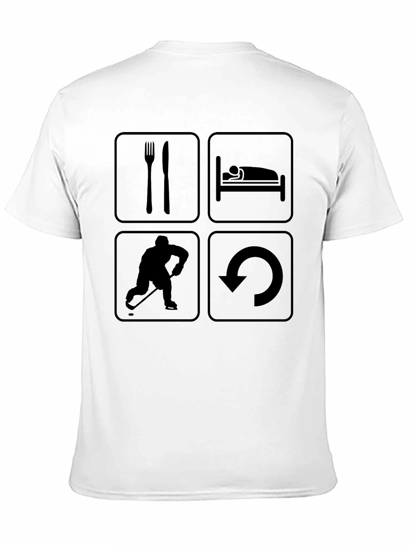 Eat Sleep Hockey Repeat T-Shirt