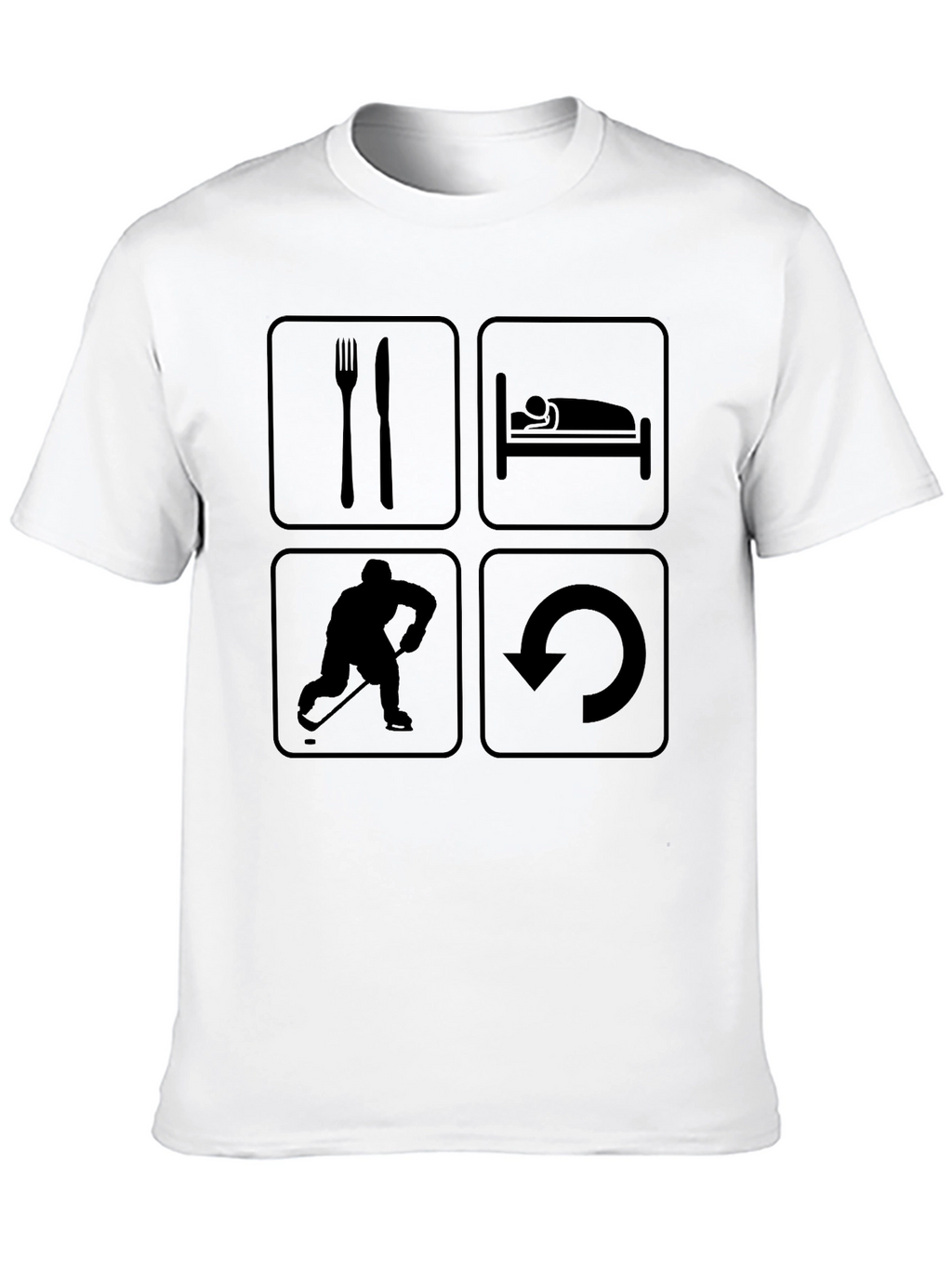Eat Sleep Hockey Repeat T-Shirt