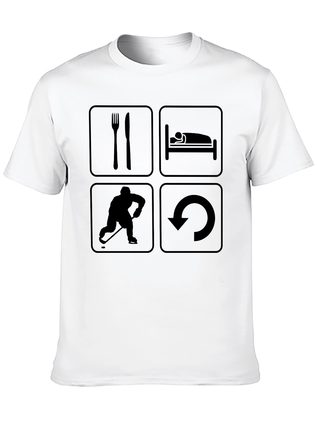 Eat Sleep Hockey Repeat T-Shirt