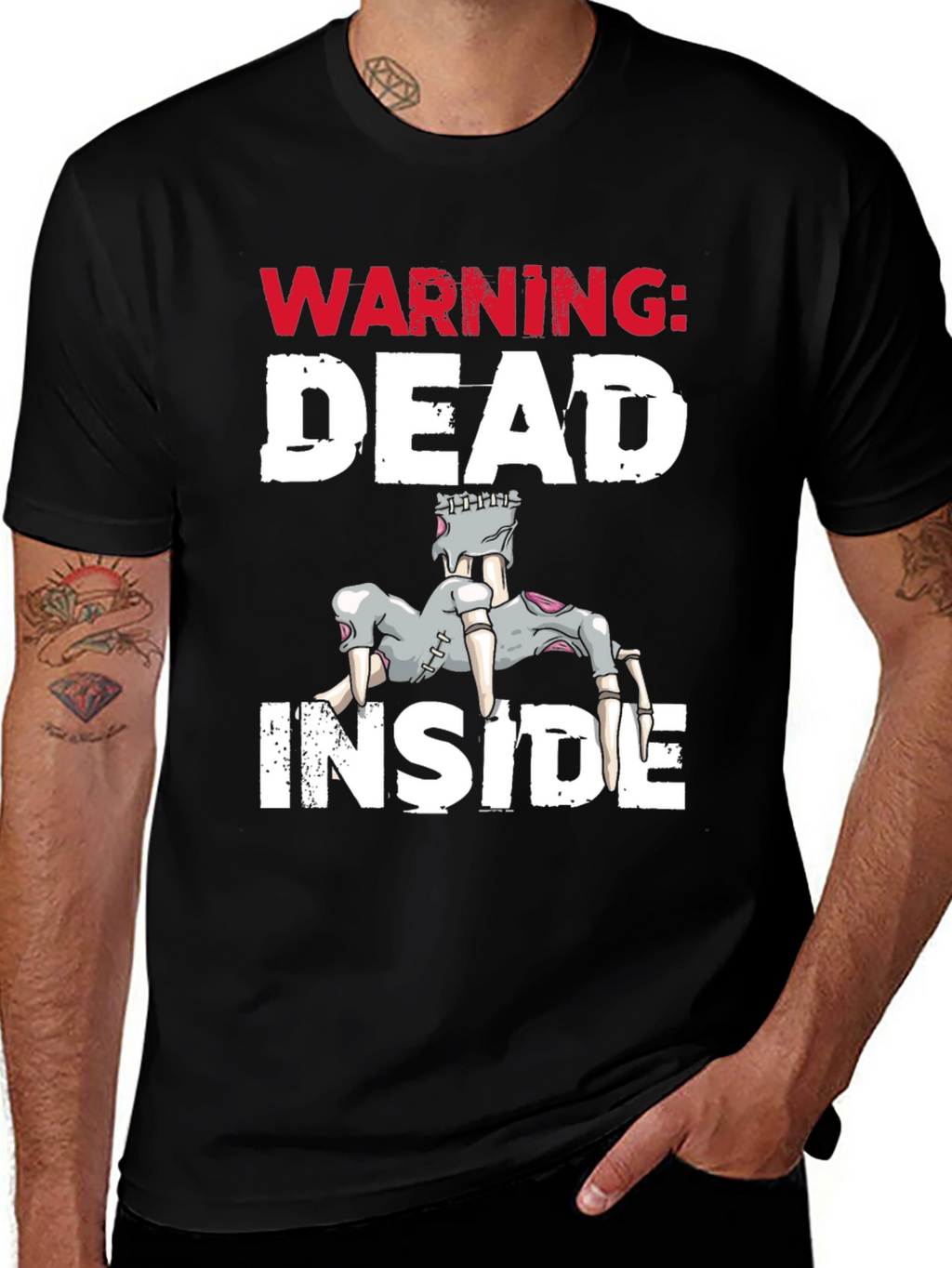 Warning Dead Inside Graphic Tee